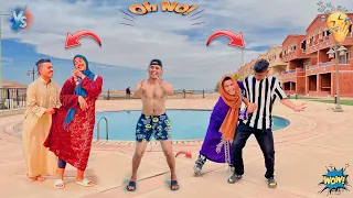 لما علتك تروح مصيف وابوك يعاكس ستات وامك تلعب بالسكيت عمر نصر 