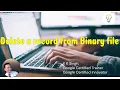 Delete Record Binary File CBSE Class 12 Computer Sc