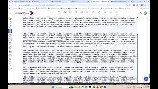 Form 100 The agreement of purchase and Sale