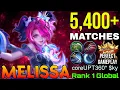 Download Lagu 5,400+ Matches Melissa Perfect Gameplay - Top 1 Global Melissa by coreUPT360* $ky - Mobile Legends