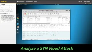5 1 15 Analyze a SYN Flood Attack TestOut Lab