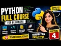 Python Full Course for Beginners Lecture 4 Variables and Basic Data Types