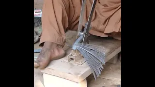 مهارات حرف يدوية صنع سلة معدنية جميلة مع تقنية ذكية 