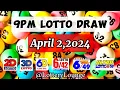 9PM DRAW APRIL 2 2024 TUESDAY PCSO LOTTO RESULTS TODAY 2D 3D 6D LotteryLounge