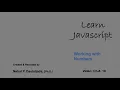 Learn Javascript Working with Numbers - Factorial