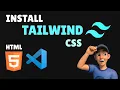 How to install Tailwind css in Html step by step install tailwind css