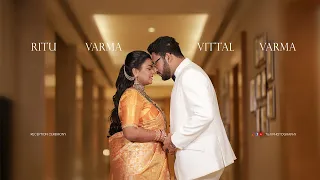 ritu varma u0026 vittal varma the grand chennai cinematic wedding reception i 7 u002611 photography