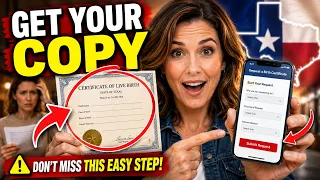 How to get a copy of your birth certificate in Texas