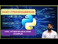 LEC14 Python Programming Lab Python W8 Real Word Examples by Dr K Varada Rajkumar