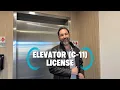 How To Get An Elevator License C11