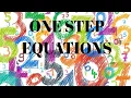 One step equations