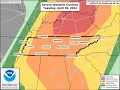Severe storm threat Middle Tennessee April 2 2024