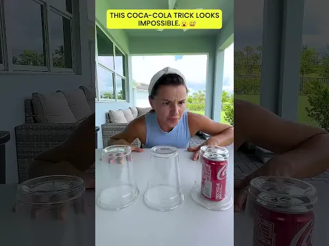 THIS COCA-COLA TRICK LOOKS IMPOSSIBLE.