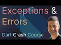 Exceptions and Errors in Dart - Learn About Exceptions Errors Try Catch Finally and Much More