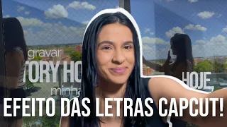 Como fazer as letras acompanharem o movimento do vídeo | TUTORIAL CAPCUT