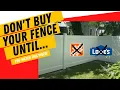 DON T Buy A Fence From Home Depot Until You Watch This - H J Fence Supply Company
