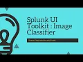 Splunk Deep learning concept App Creation of Image classifier using Tensorflow js