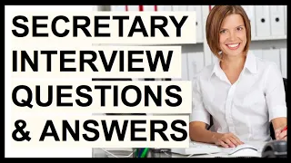 SECRETARY INTERVIEW QUESTIONS ANSWERS How To PASS A Secretarial Interview 