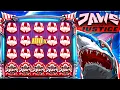 RARE 5 JAWS FULLSCREEN On JAWS OF JUSTICE SLOT!!