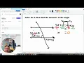 Find the measure of the angle indicated in bold with Dr Hein