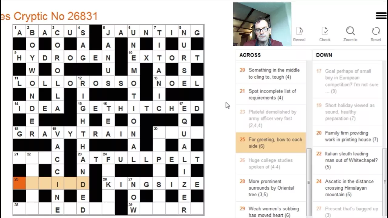 Solving The Times cryptic crossword on 15 September