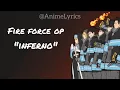 Download Lagu Fire Force OP  INFERNOs