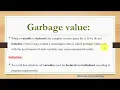 Garbage value in C program solution of garbage value Assignment operator in C program Urdu Hindi
