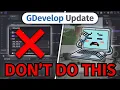 Don t Get Confused GDevelop Side Panel Behavior Settings Issue