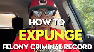 HOW TO EXPUNGE FELONY CRIMINAL RECORD 5 Steps