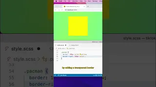 Pacman with 3 lines of CSS