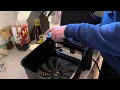 Gourmia Air Fryer - NEW how to remove stuck air crisper tray