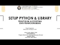 7 Setup Python Code Editor Write and Read Library Praktikum Algoritma Pemrograman