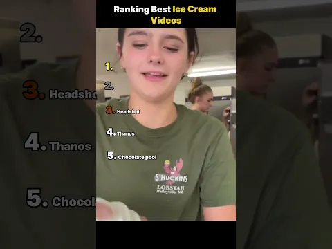 Ranking Best Ice Cream Videos