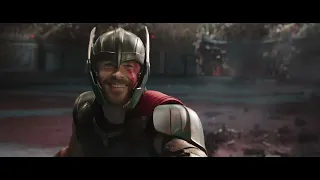 thor ragnarok thor vs hulk fight scene