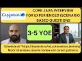 Capgemini Java Interview Experience Real Time Interview Questions and Answers