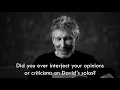 Roger Waters - Answering fan questions