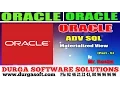 Oracle Tutorial online training Adv Sql Materialized View Part - 5 by basha