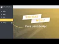 Responsive Sidebar Menu HTML CSS And JavaScript Sidebar Nav Menu HTML CSS JavaScript Tutorial