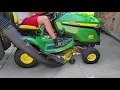 John Deere X300 Riding Mower