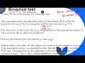 9b Understanding the Theory Behind Binomial Test Statistics Made Easy