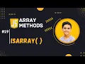 IsArray Array Method In JavaScript