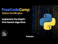 Implement the Depth-First Search Algorithm - FFC Python Course