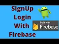 Register and Login Page Firebase With Custom Fields Java Android Studio Tutorial Beginners