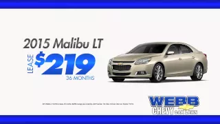 Webb Chevrolet - Limited Time Deals