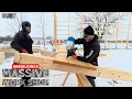 Lagu Building a Massive Work Shop: Ep 4. Garage Door Header Framing