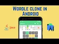 Android Wordle clone in Java - My Version word up