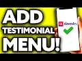How To Add Testimonial Slider in Wordpress Elementor EASY