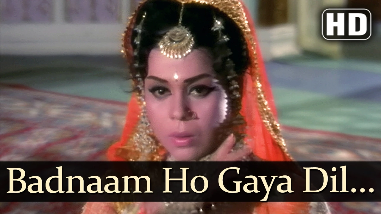Badnaam Ho Gaya Dil (HD) - Aan Baan Songs - Raakhee - Rajendra Kumar - Kumkum & Pran