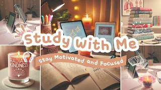 study with me | Med Student from India 🌟✨ | Pomodoro Focus | twinkling lights 💫