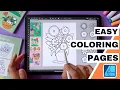 Create Your Own Coloring Pages for Fun or Passive Income Affinity Designer TUTORIAL